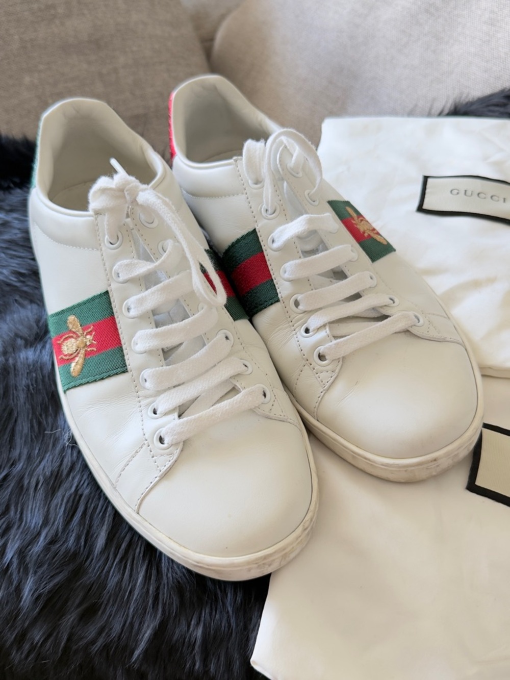 GUCCI Ace Sneakers – Size EU 37.5 – Like New